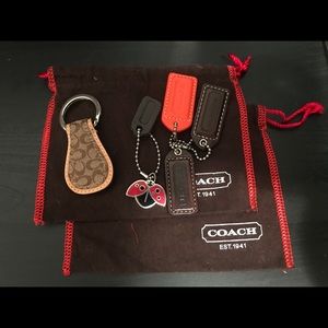 Authentic Coach Keychains + accessories
